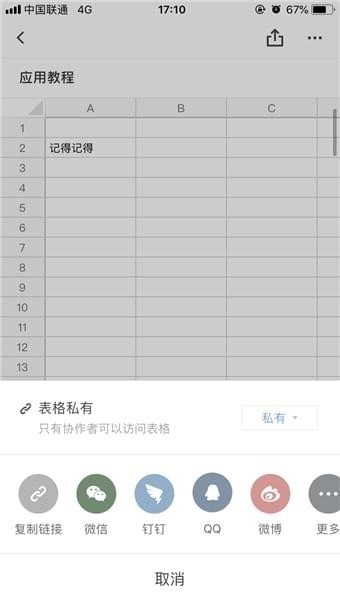 Screenshot of graphite document