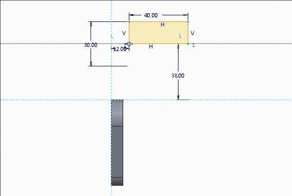 Creo 3.0 bracket parts creation process