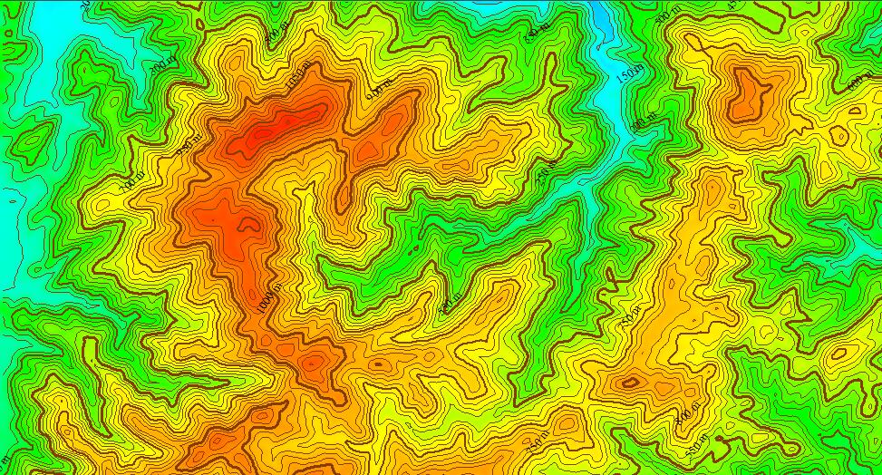 Global Mapper tutorial to generate contours
