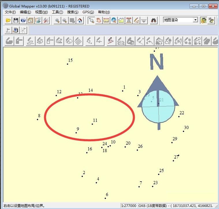 How to batch import point coordinates in global mapper?