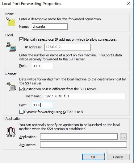 securecrt port mapping method