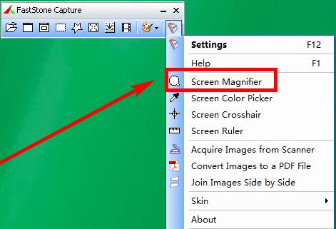 How to use FastStone Capture’s magnifying glass