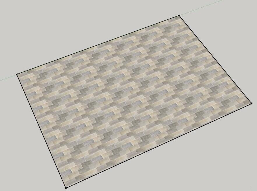 Sketchup adjusts the texture angle of the fill