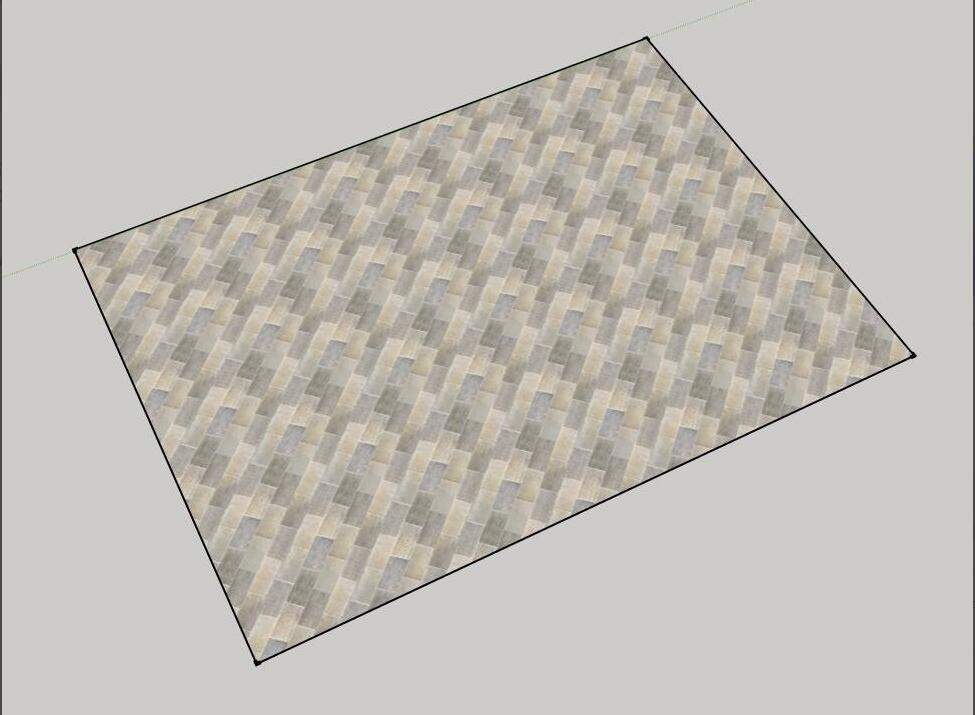 sketchup adjusts the filled texture angle