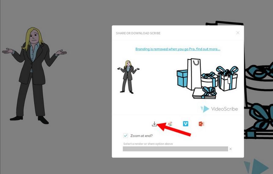 How to export hand-drawn videos with VideoScribe