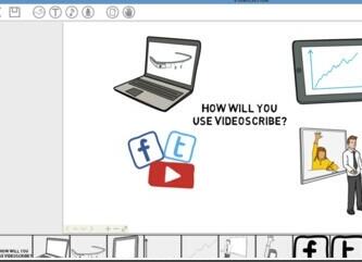 How does VideoScribe export videos?