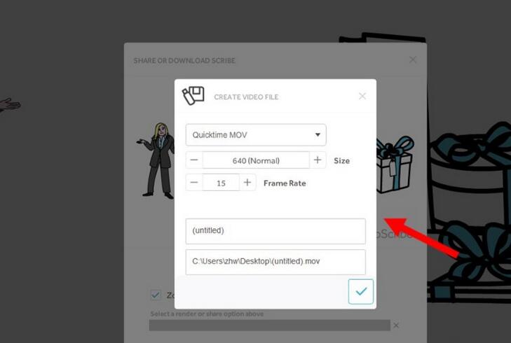 How to export hand-drawn videos with VideoScribe