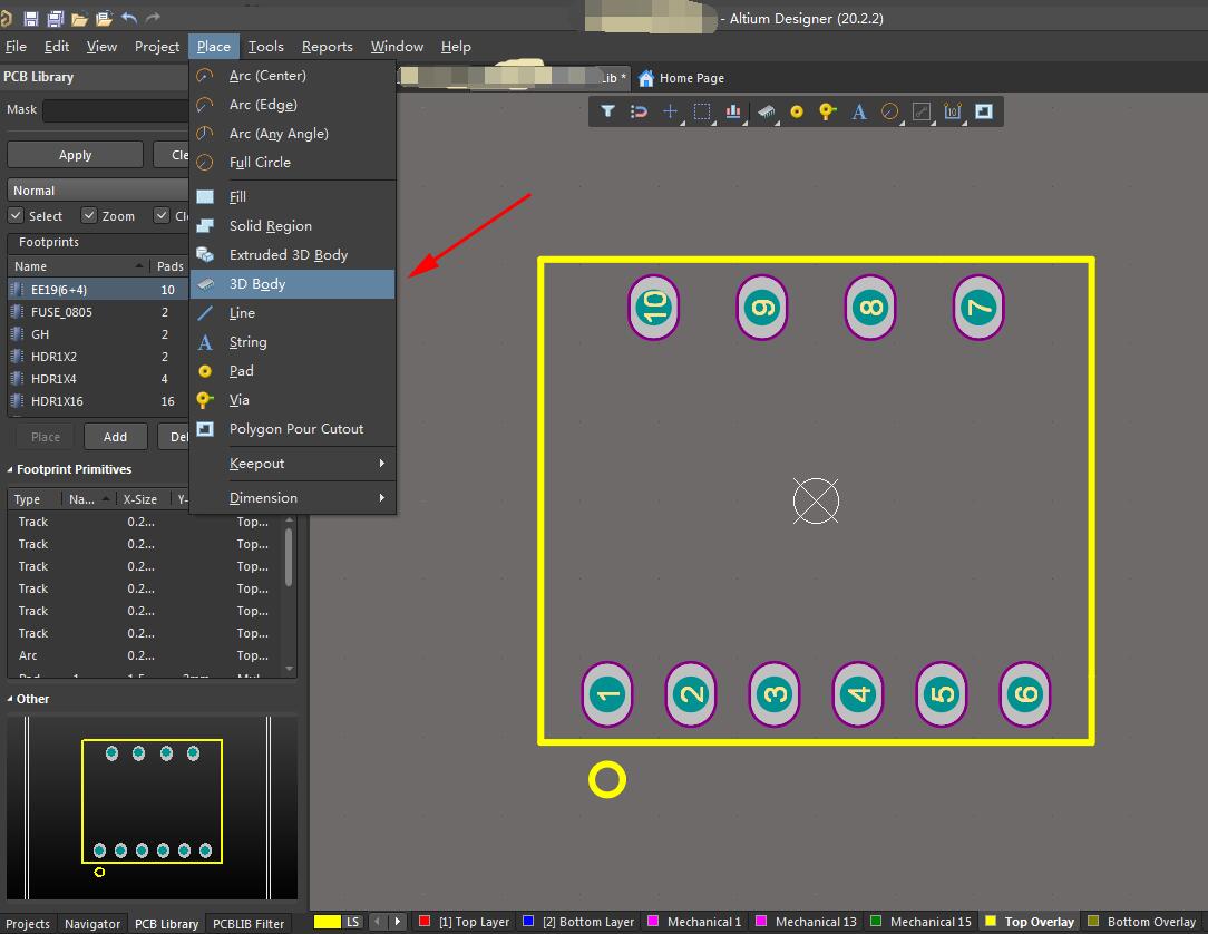 How to use AD20 to draw 3D renderings of PCB (circuit board)