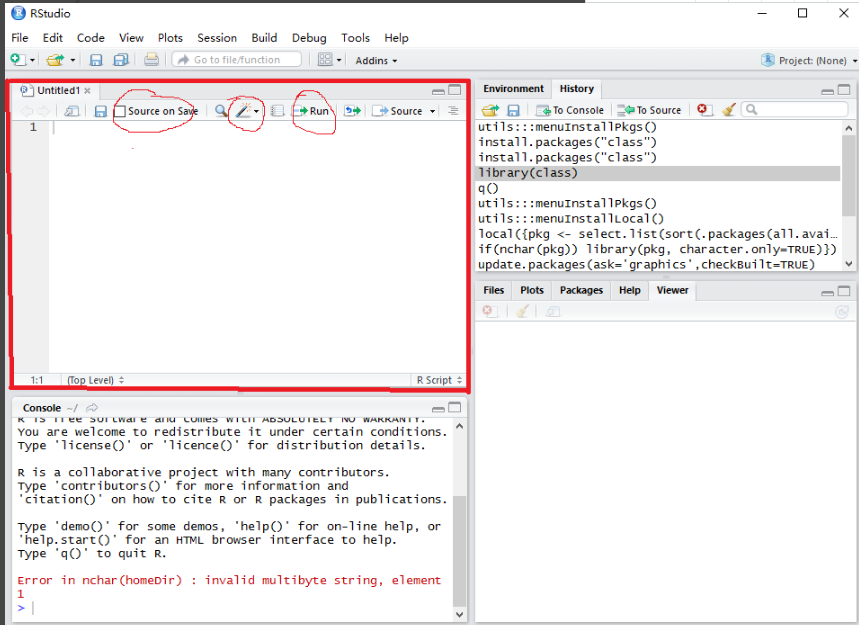 RStudio screenshot