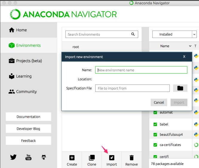 Anaconda virtual environment migration