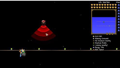 How to find the Martian rover in Terraria