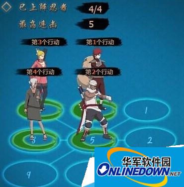 How to match Kirabi's lineup in "Naruto OL"