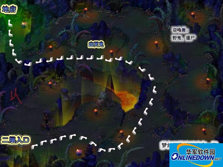 Fantasy Westward Journey Mobile Game Hell Maze Map Guide