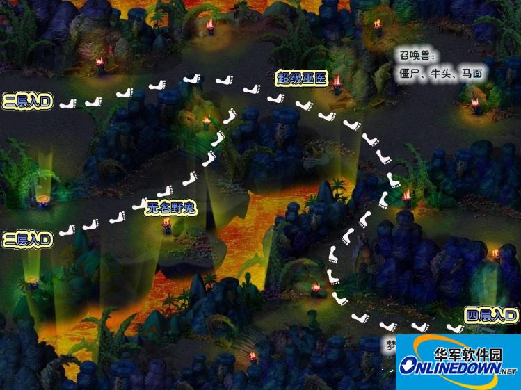 Fantasy Westward Journey Mobile Game Hell Maze Map Guide