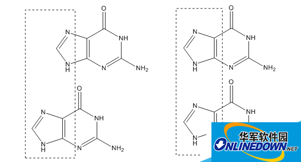 ChemDraw left alignment effect display