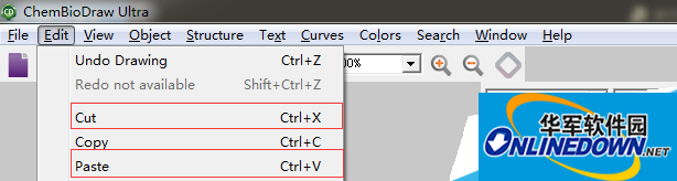 ChemDraw uses the clipboard to move structures