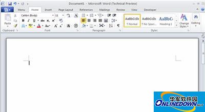 Word 2010 screenshot