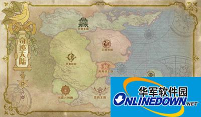 Miracle Nikki world map