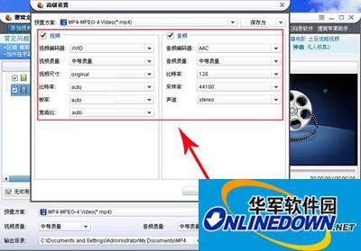 Beaver All-in-One Video Converter Advanced Settings