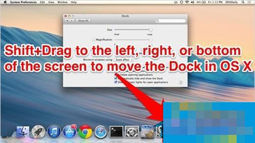  How to adjust the position and size of DOck in Mac OS X