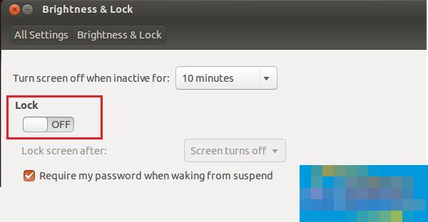  How to cancel the screen lock function in Ubuntu system