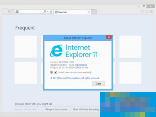 How to downgrade IE11 to IE10 in Win8.1 system?
