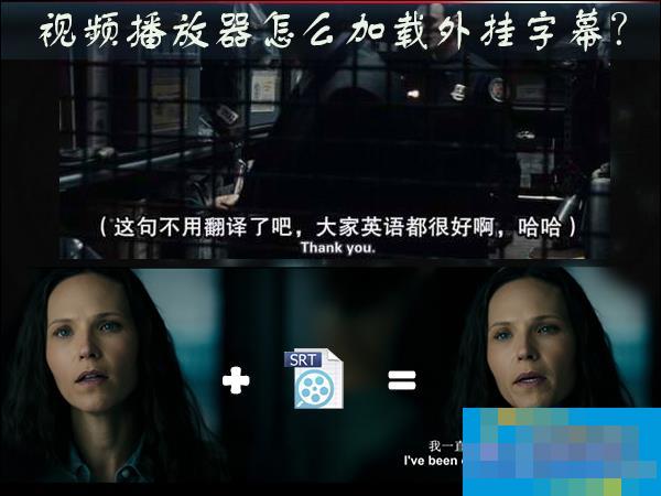 How to load external subtitles in the video player? How to import movie subtitles?