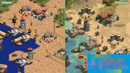 Compared with the original version of "Age of Empires: Definitive Edition", the picture evolution is very obvious