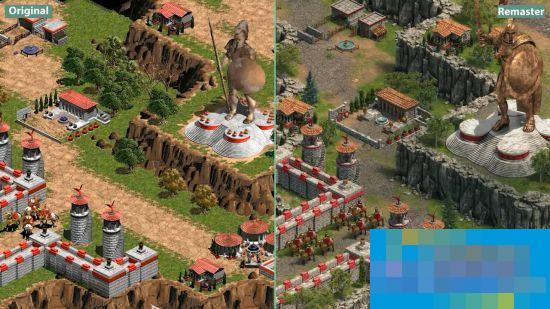 Compared with the original version of "Age of Empires: Definitive Edition", the picture evolution is very obvious