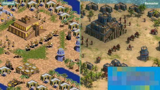 Compared with the original version of "Age of Empires: Definitive Edition", the picture evolution is very obvious