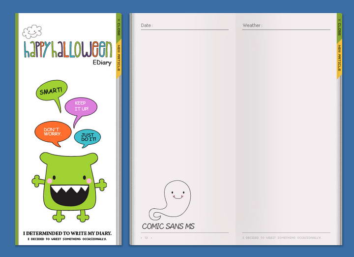 Electronic diary (eDiary)