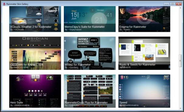Rainmeter Skin Gallery Rainmeter Skin Gallery
