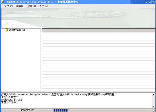 Sybase database repair software