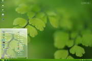 Theme Home Fresh Green Leaves Computer Desktop