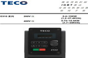 TECO E510-402-H3 Inverter Instruction Manual