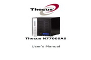 Thecus Thecus N7700SAS network storage manual version 1.4