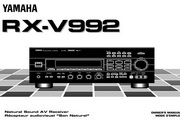 Yamaha RX-V992 Manual