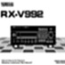 Yamaha RX-V992 manual