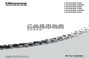 Hisense LED32K200 LCD Color TV User Manual