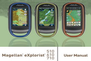 Magellan eXplorist 510 GPS Navigation Equipment Instruction Manual