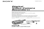 Sony DCR-TRV120 digital video camera manual