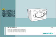 Siemens WS10M368TI washing machine instruction manual