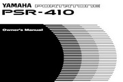 Yamaha PSR-410 electronic keyboard manual