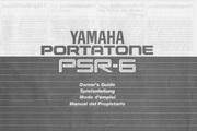Yamaha PSR-6 electronic keyboard manual