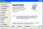 Registry cleaning and optimization tool (RegSeeker)