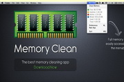 Clean up memory tool Memory Clean for Mac