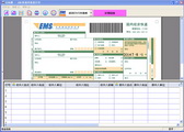 EMS express delivery order batch printing software