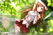 Sword Art Online Asuna win7 theme