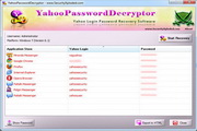 Yahoo Password Decryptor