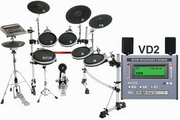 simulated drum kit